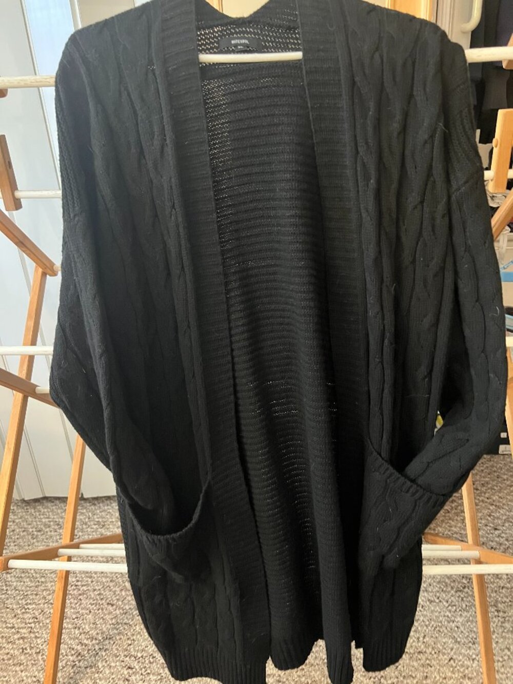Lightweight Black Cardigan – Everyday Layering Piece - Nexteroll